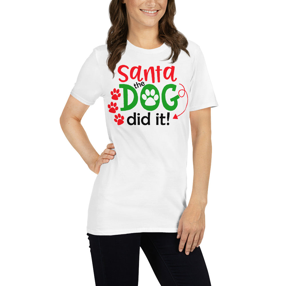 Santa the dog Unisex T-Shirt