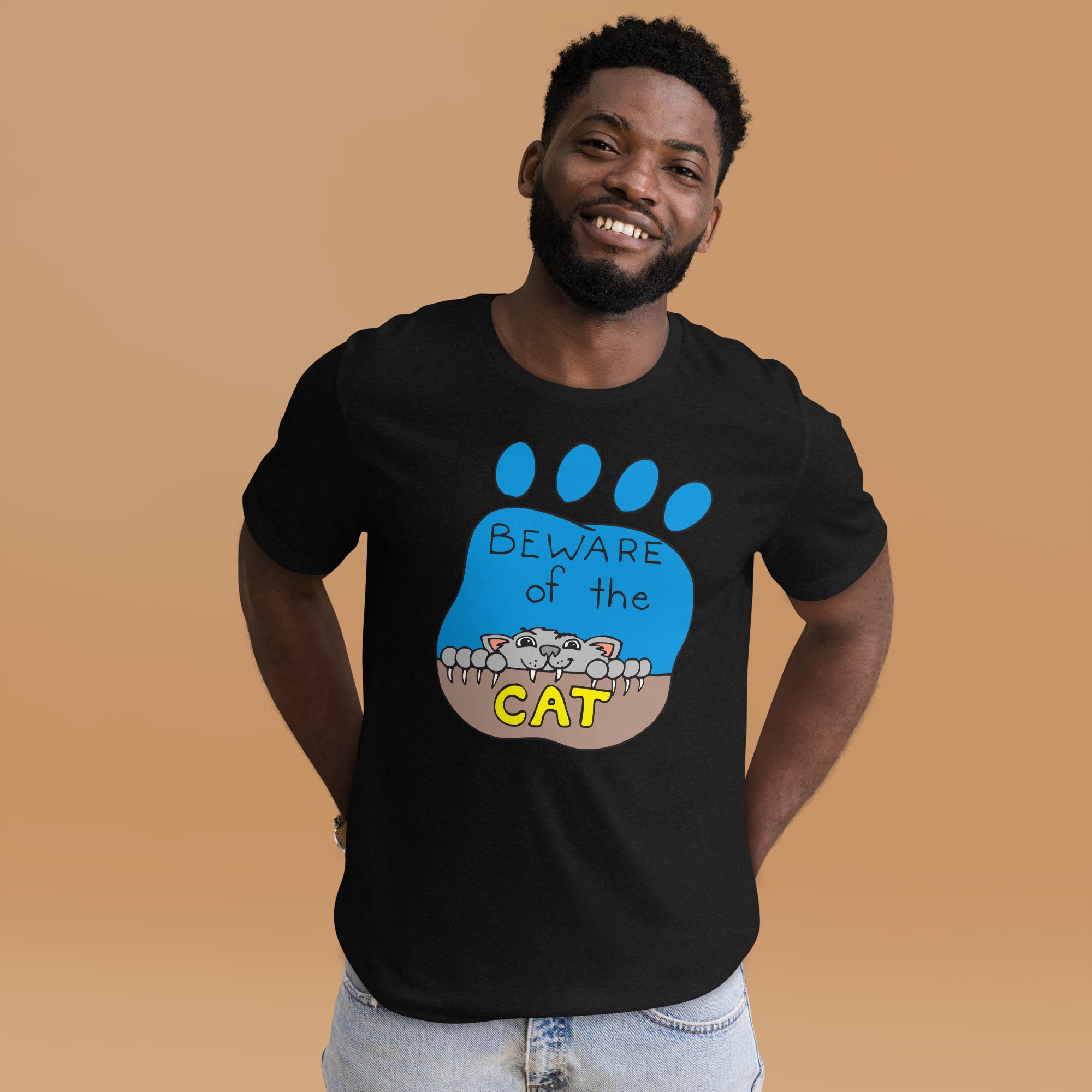 Beware the cat Unisex T-Shirt