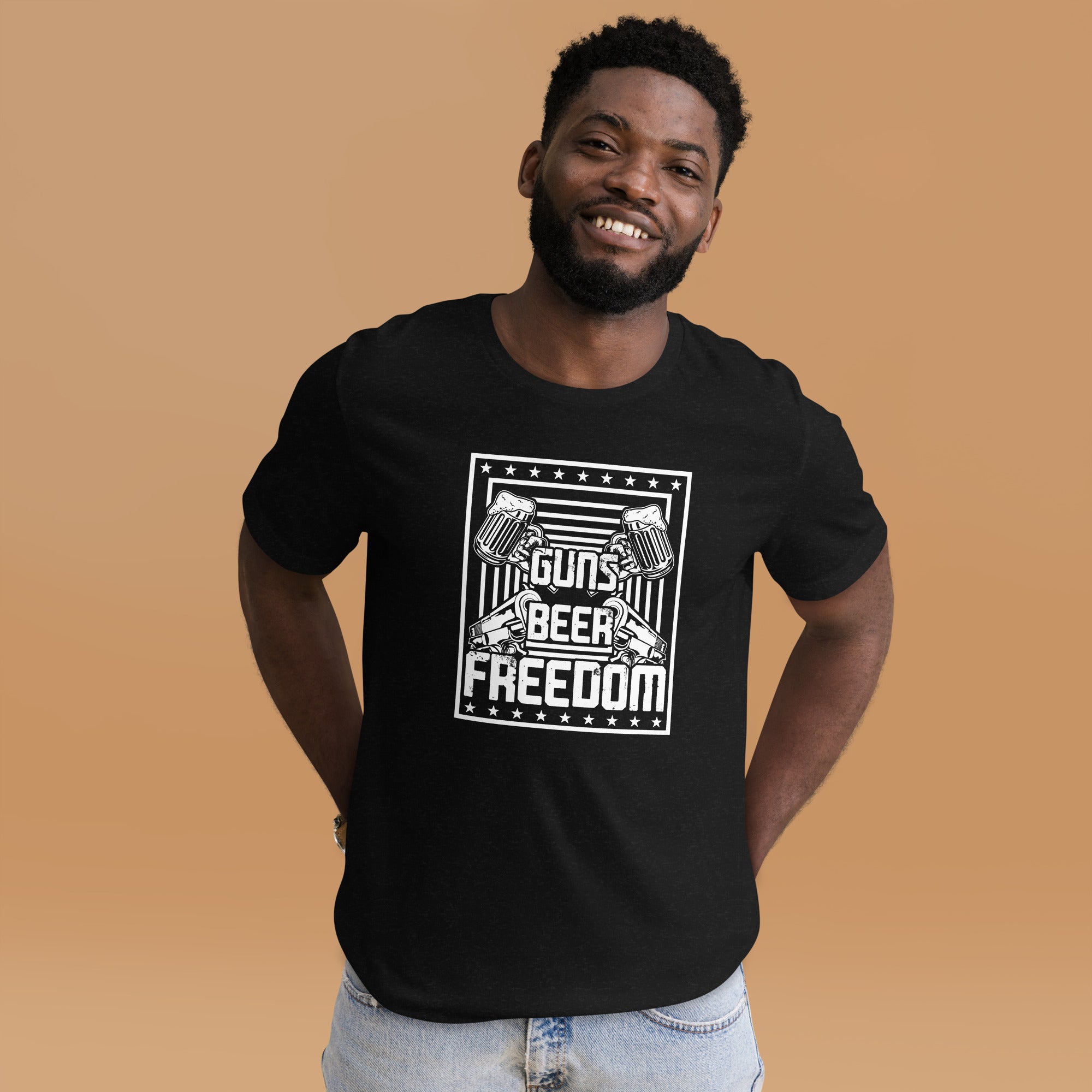 Guns - Beer - Freedom unisex t-shirt