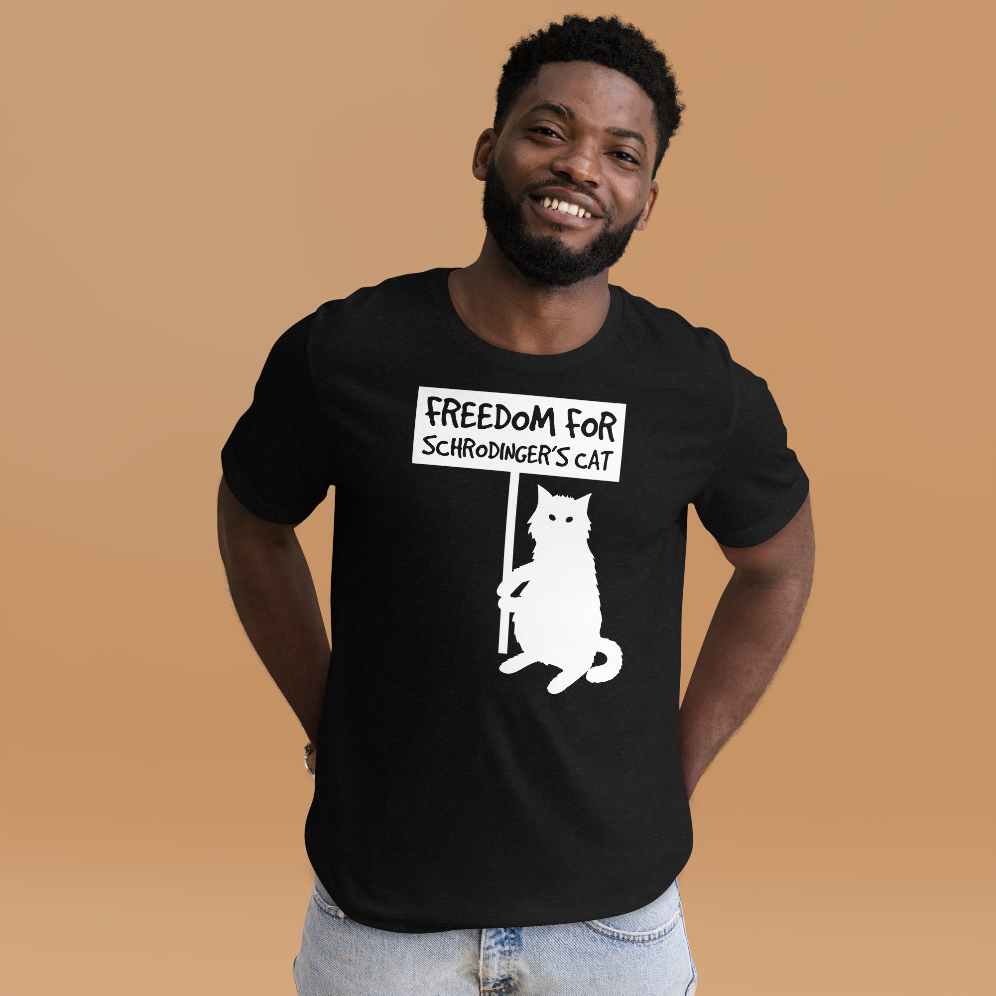 Freedom for Schrödinger's Cat Unisex T-Shirt