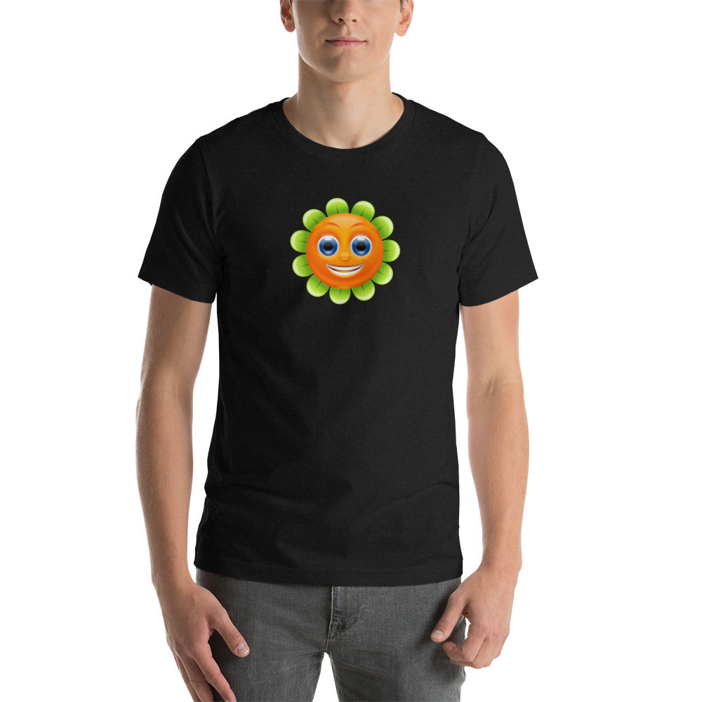 Cute Emoji with Flower Unisex T-Shirt