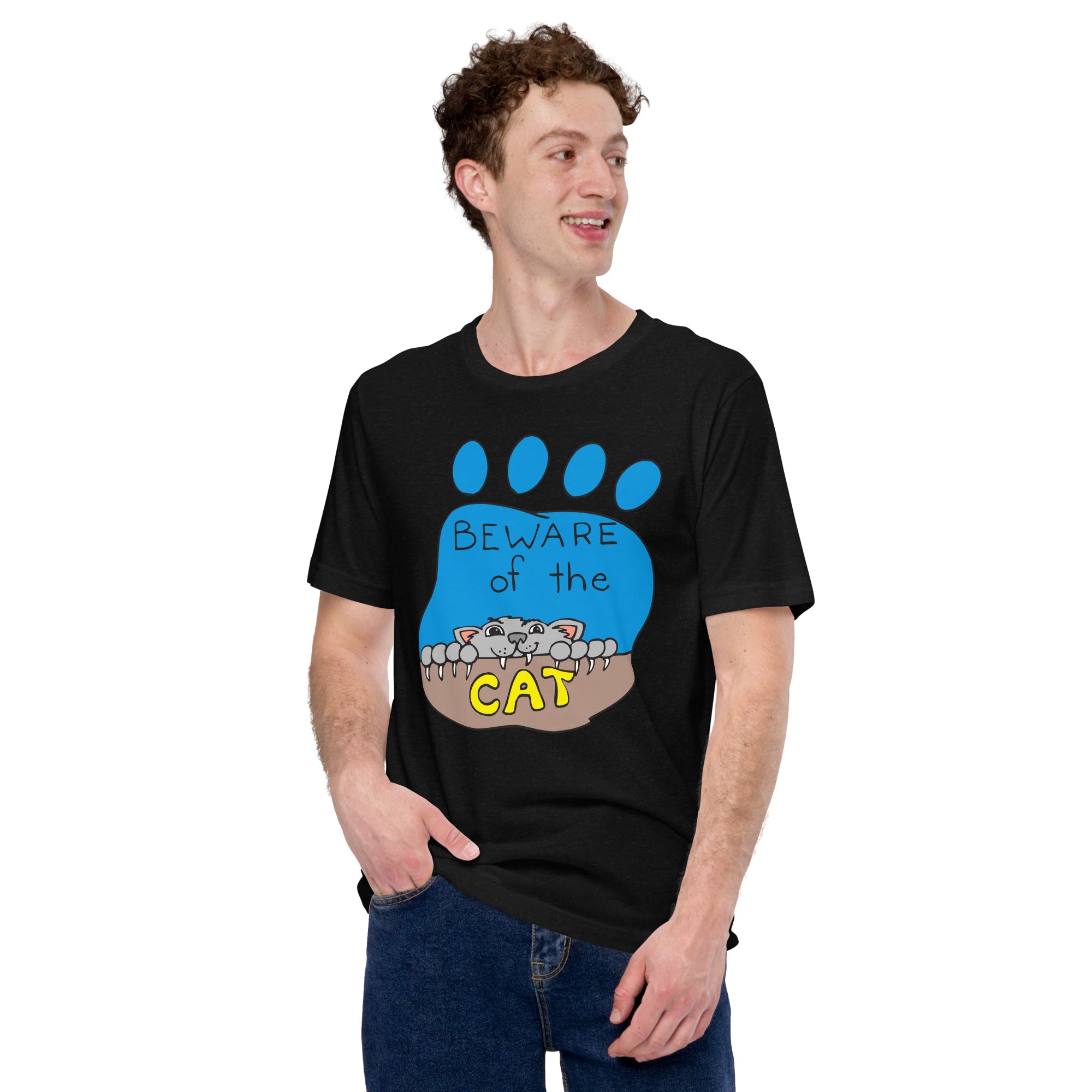 Beware the cat Unisex T-Shirt