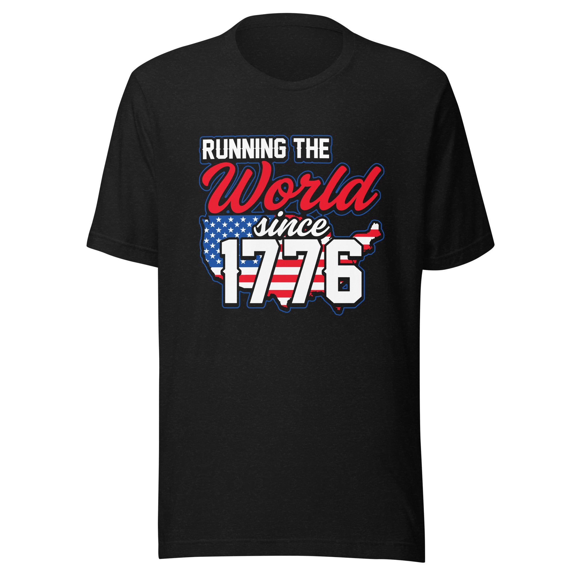 Running the world unisex t-shirt