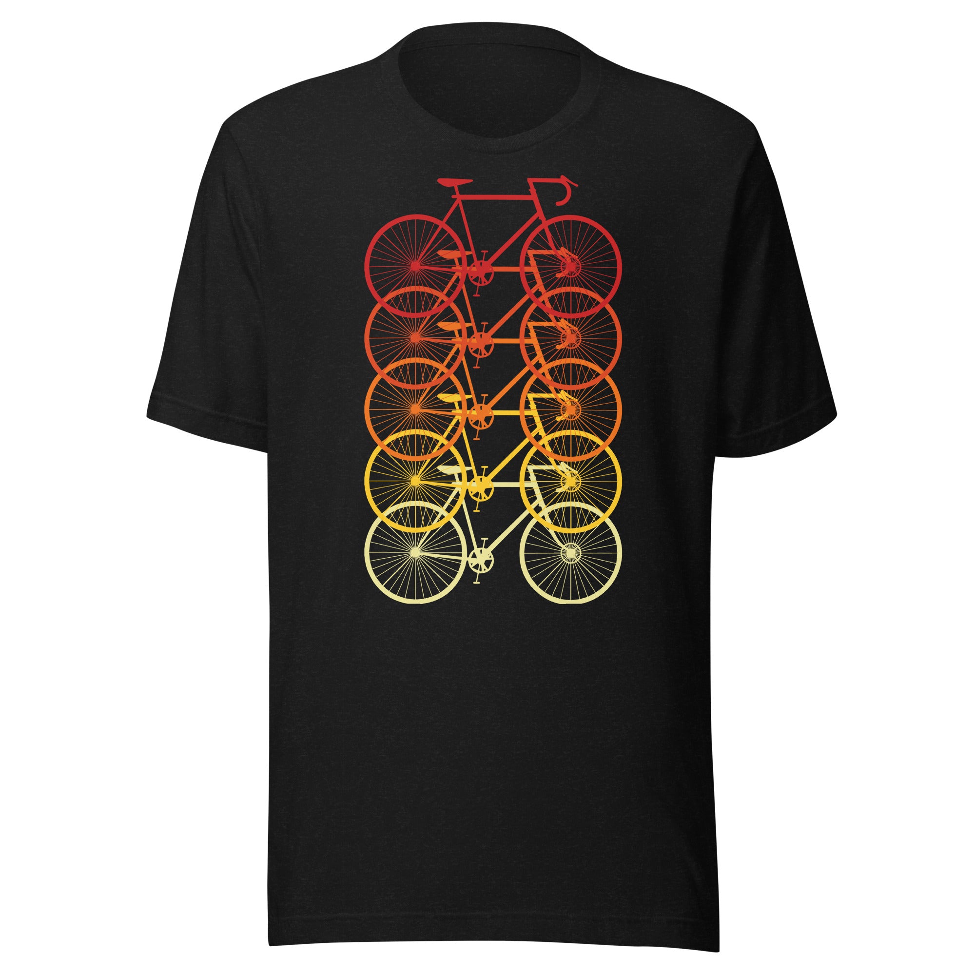 Rainbow cyclist unisex t-shirt