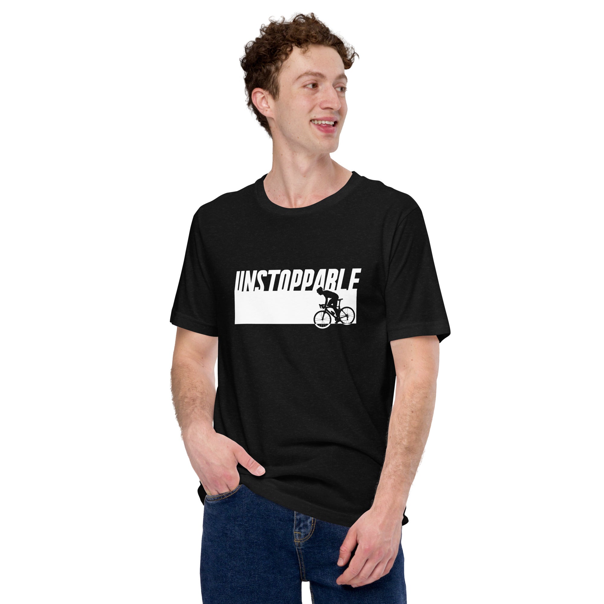 Unstopable biker unisex t-shirt