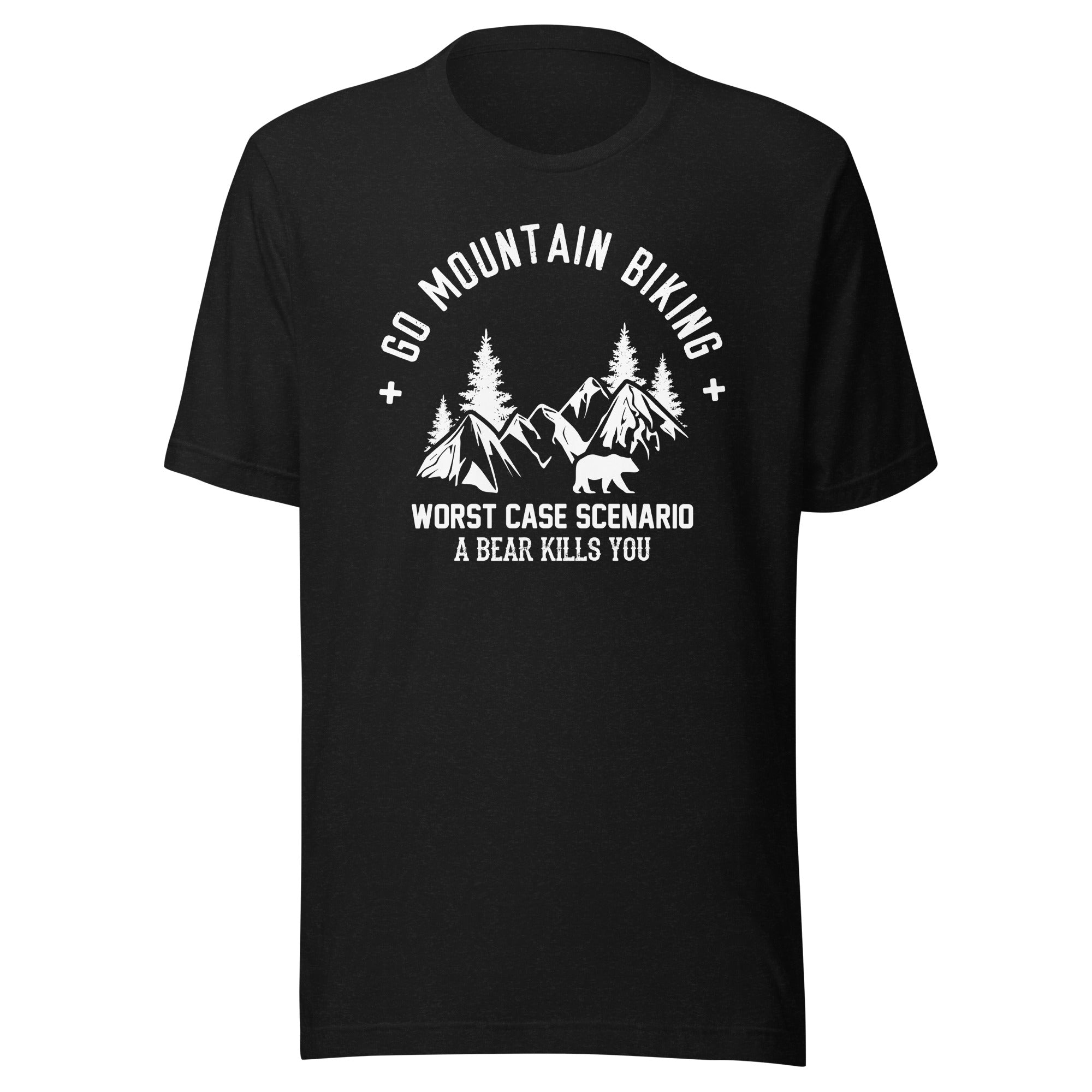 Go mountain biking unisex t-shirt