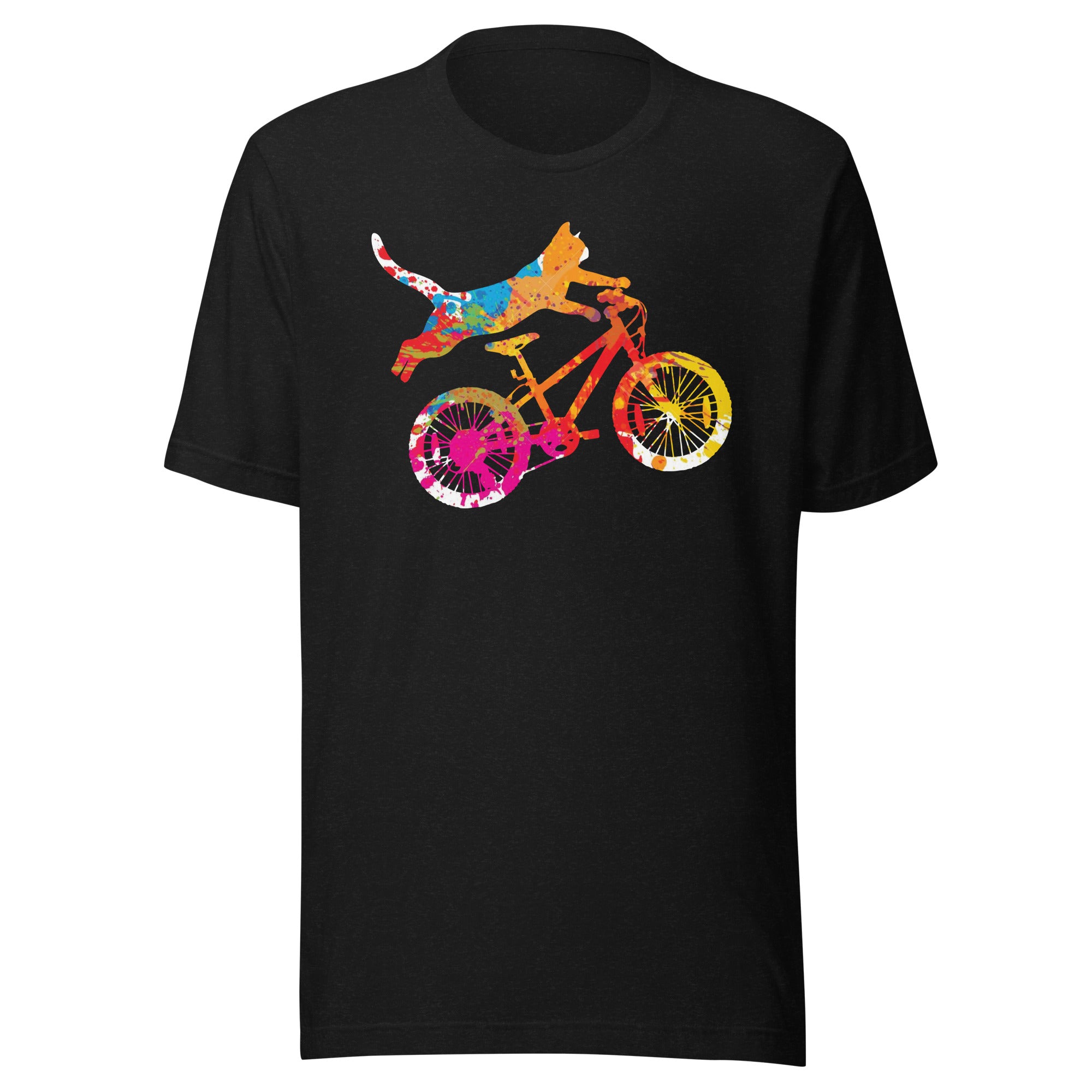 Cyclist Cat Unisex T-Shirt