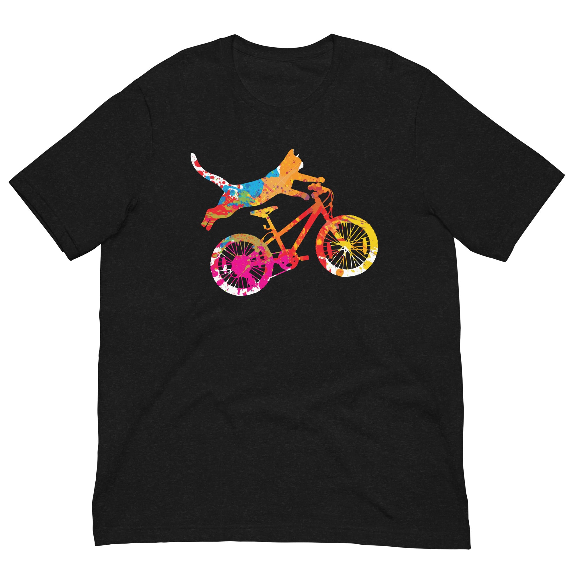 Cyclist Cat Unisex T-Shirt