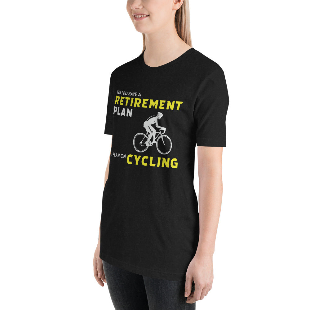 My cycling plan unisex t-shirt