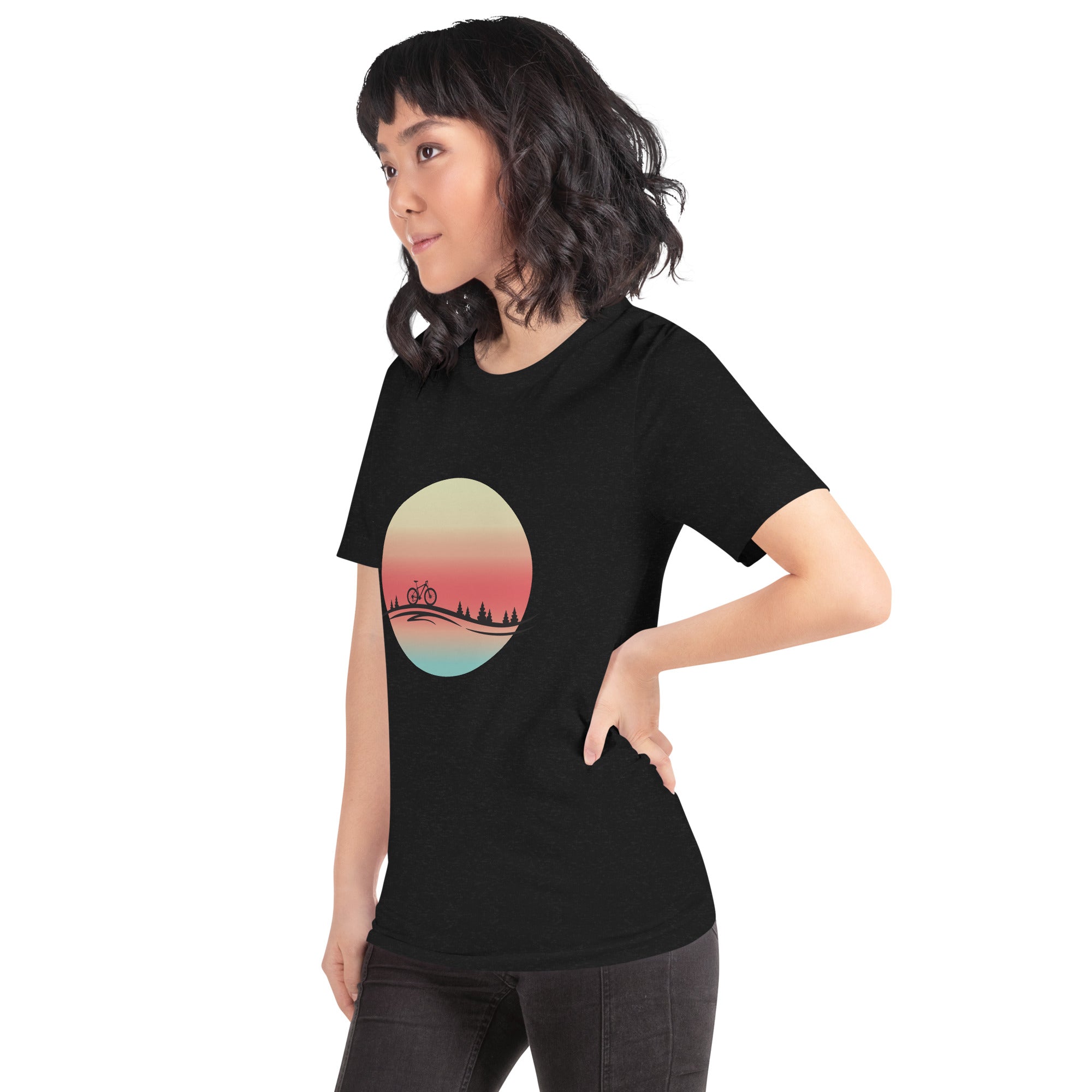 Sunrise biking Unisex T-Shirt