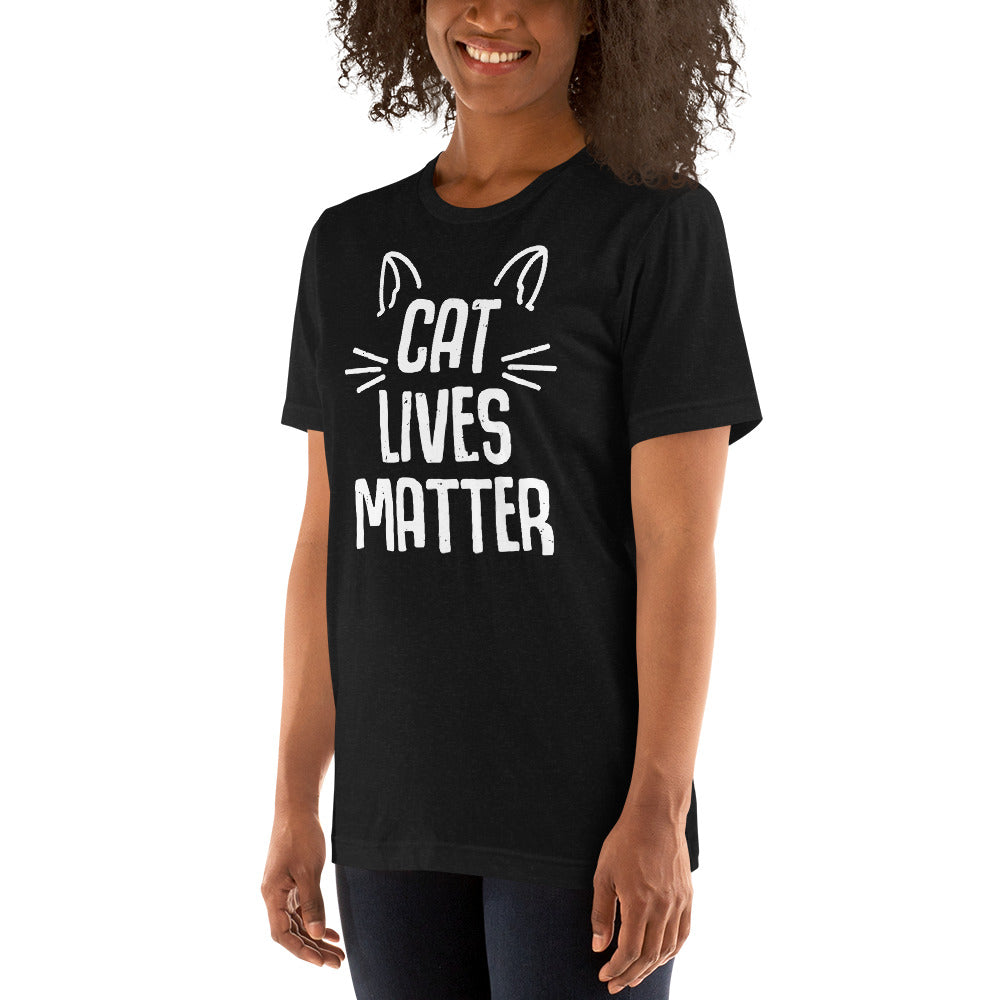 Cat lives matter unisex t-shirt