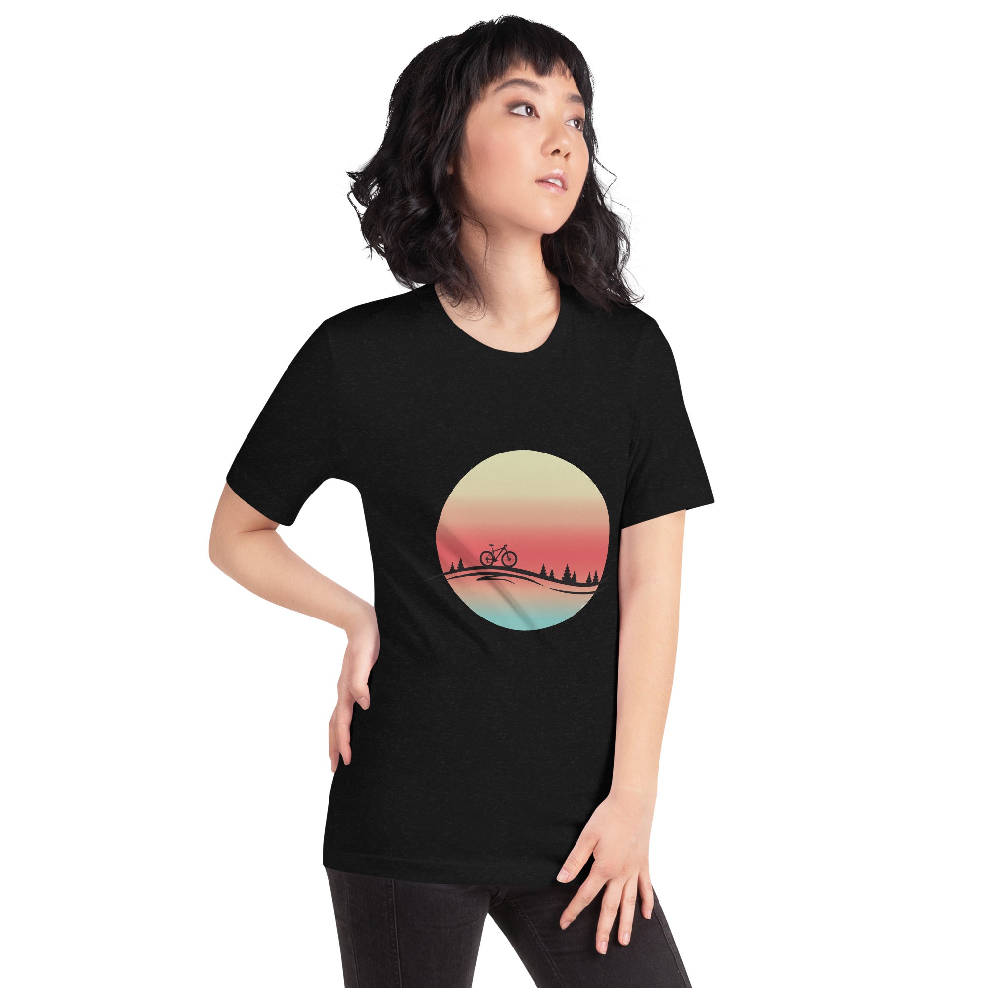 Sunrise biking Unisex T-Shirt