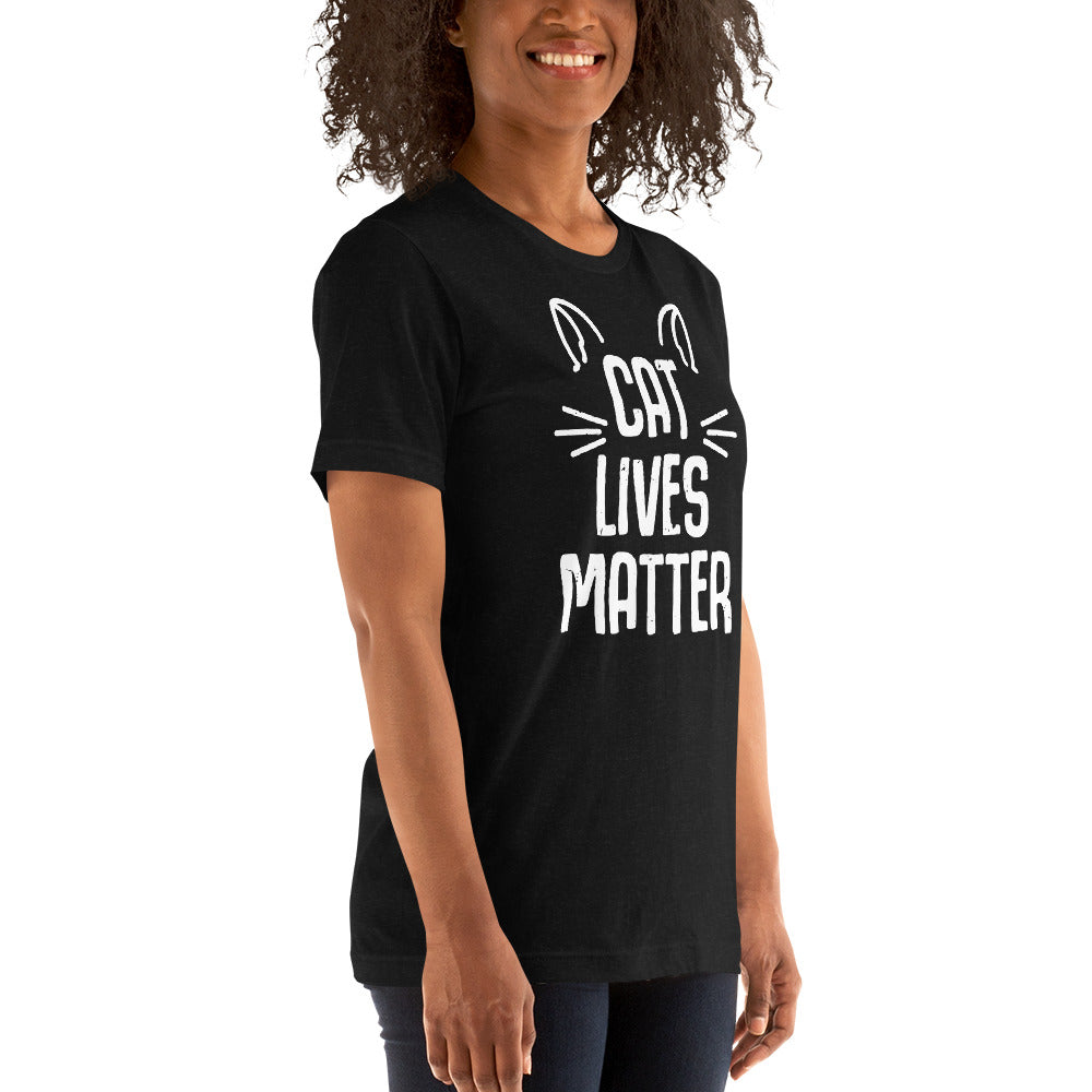 Cat lives matter unisex t-shirt