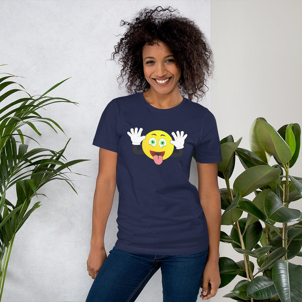 Behalten Sie immer ein Lächeln auf Ihrem Gesicht Unisex-T-Shirt - souverista