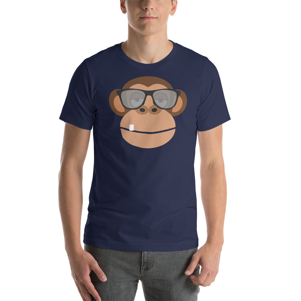 Monkey with Glasses Unisex T-Shirt