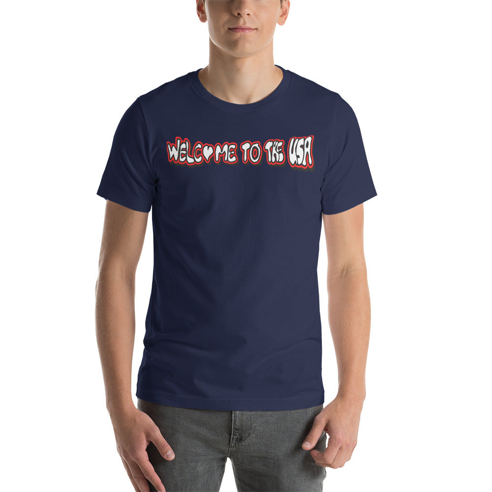 Welcome to the USA unisex t-shirt