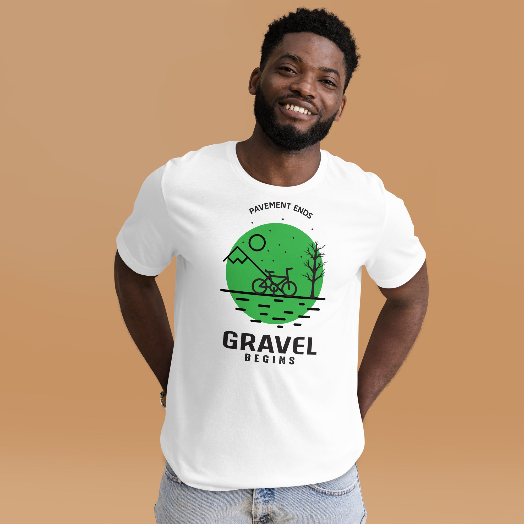 Gravel begins Unisex T-Shirt