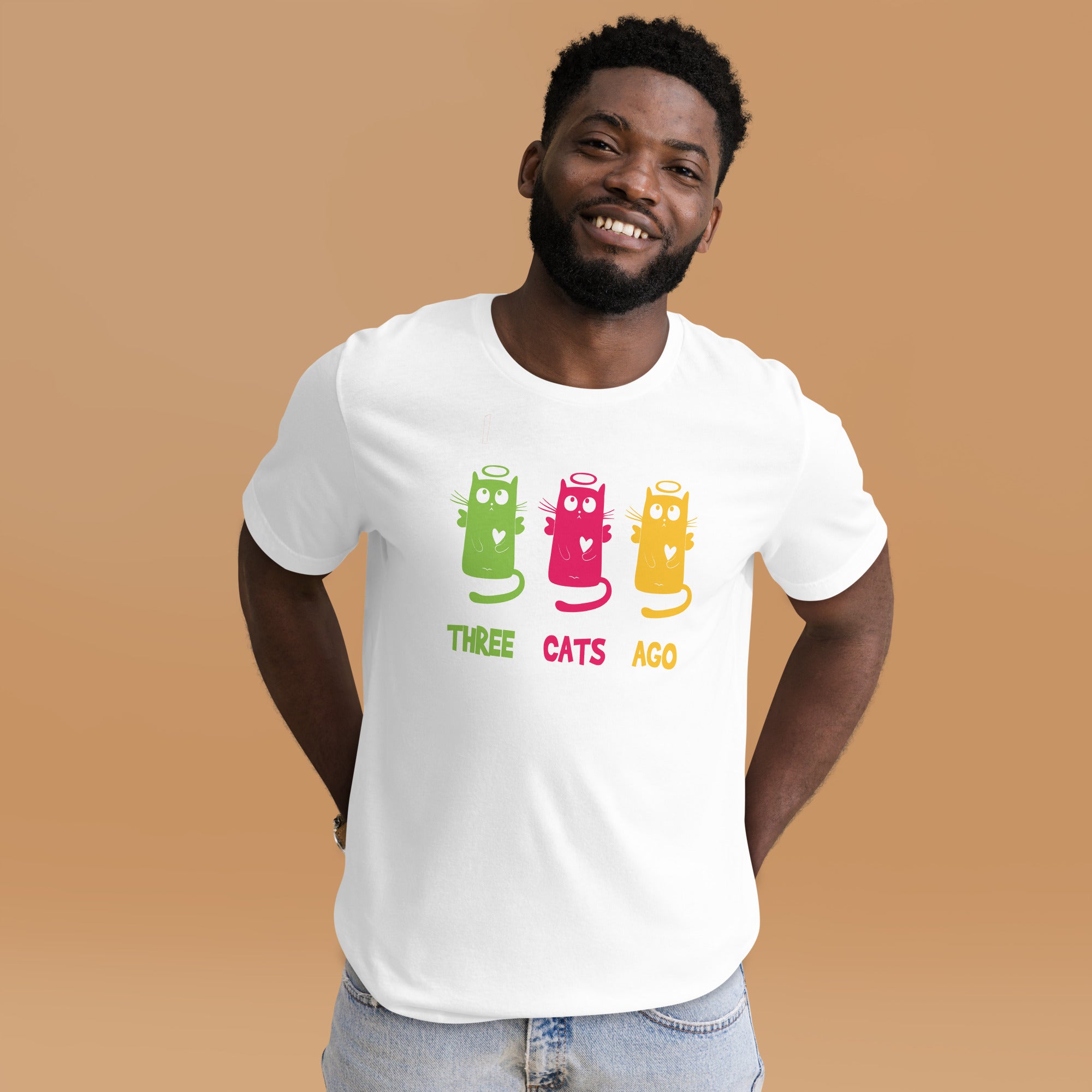 Three cats ago Unisex T-Shirt