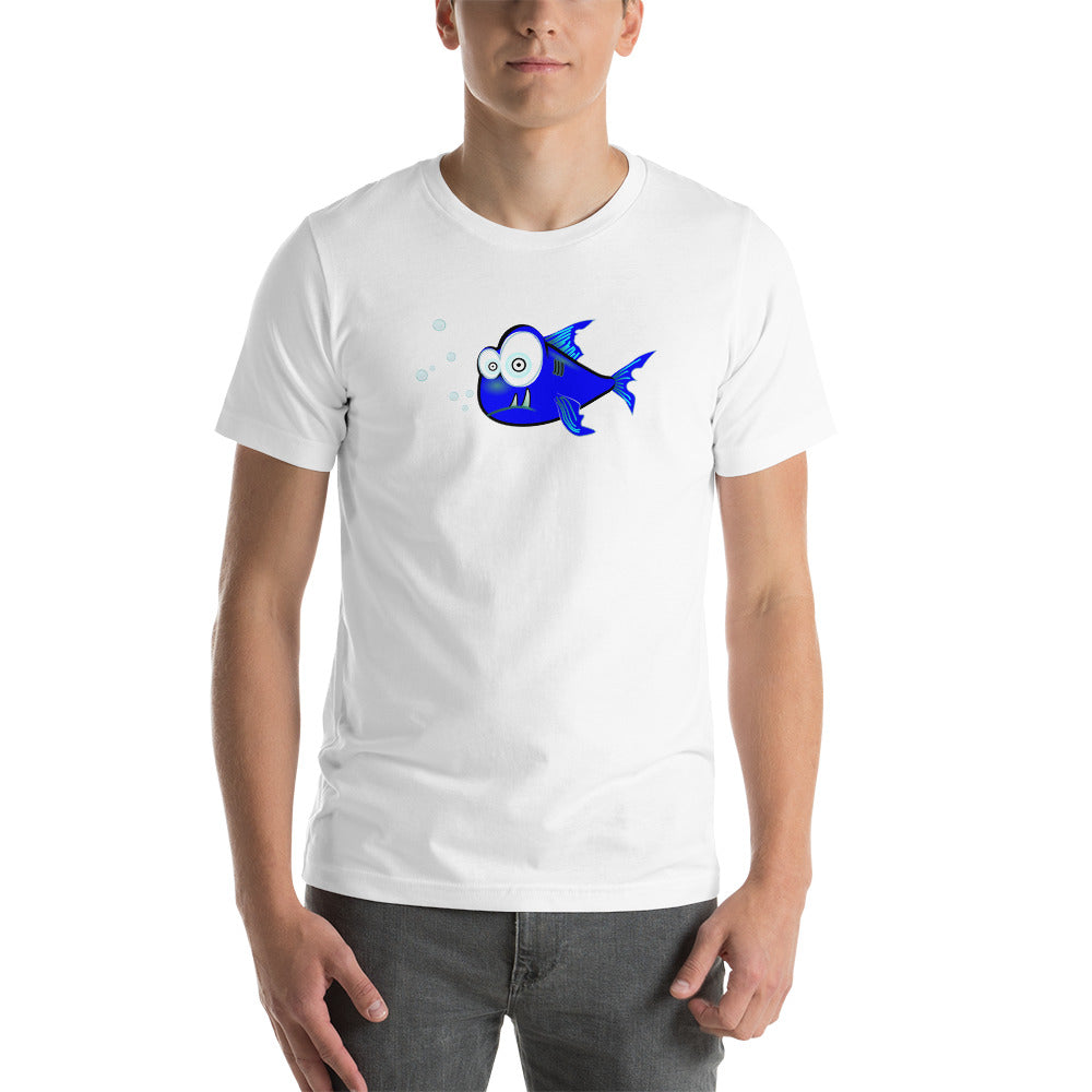 Cute Blue Fish Unisex T-Shirt