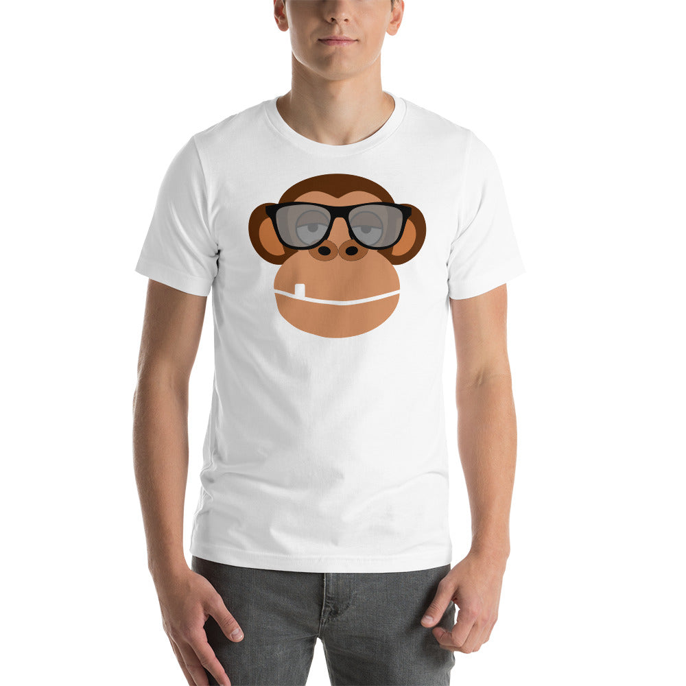 Monkey with Glasses Unisex T-Shirt