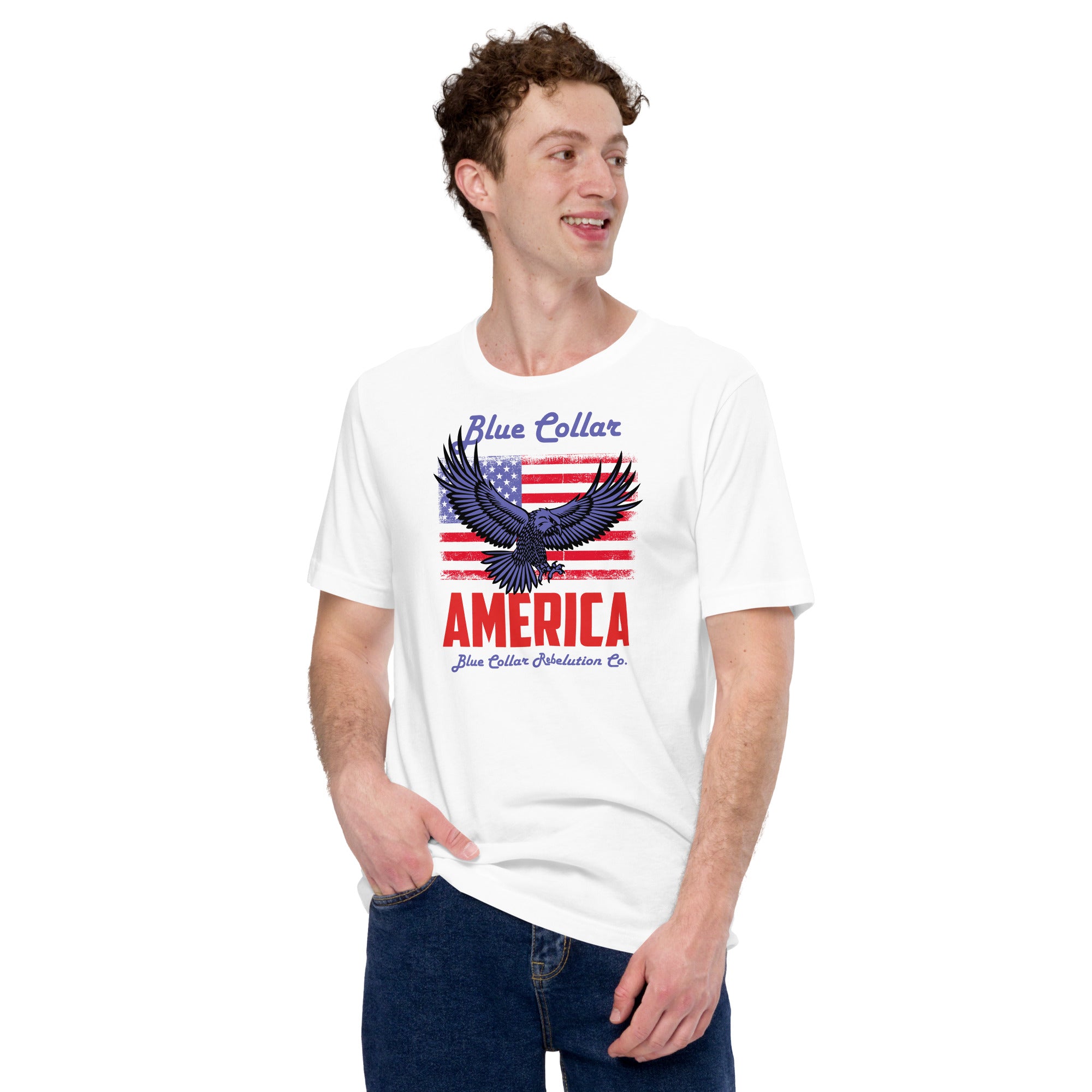 Blue collar america unisex t-shirt