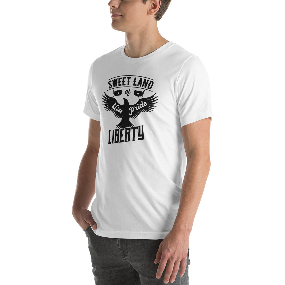 Sweet land liberty unisex t-shirt