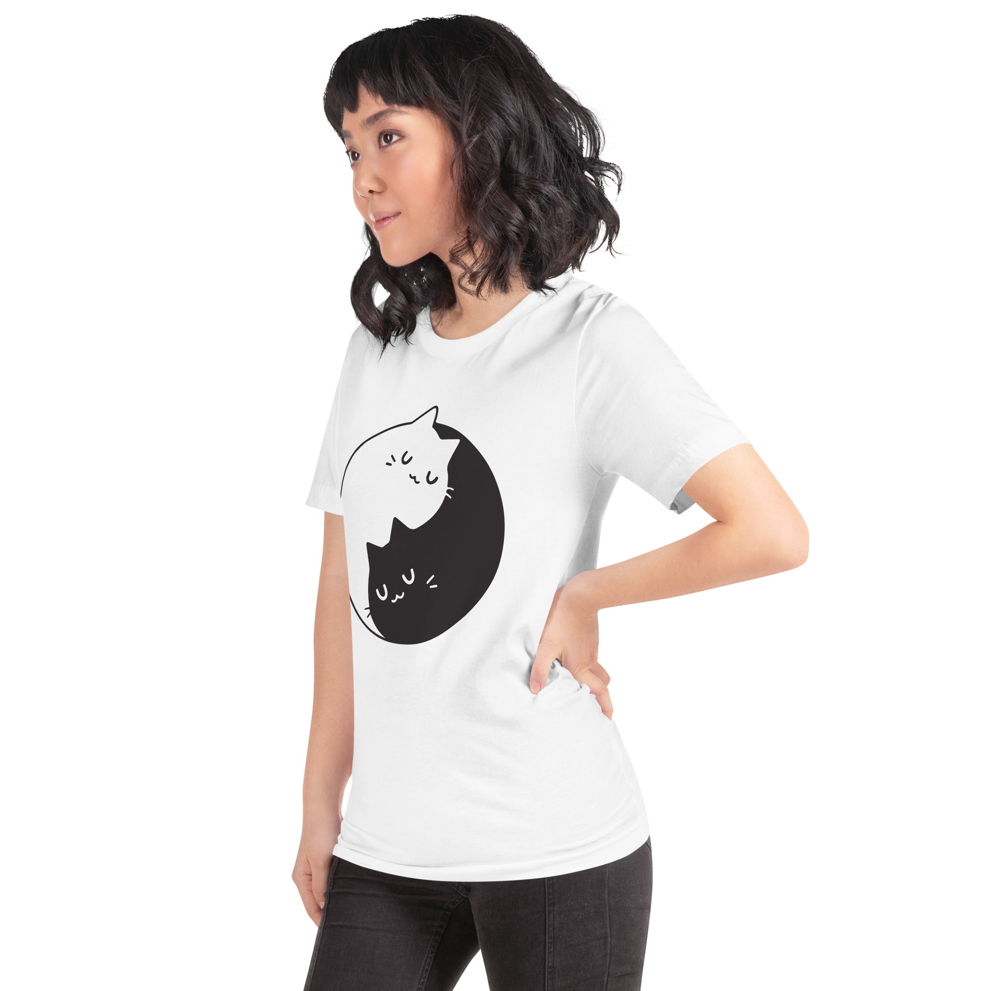 Kitty YingYang Unisex T-Shirt