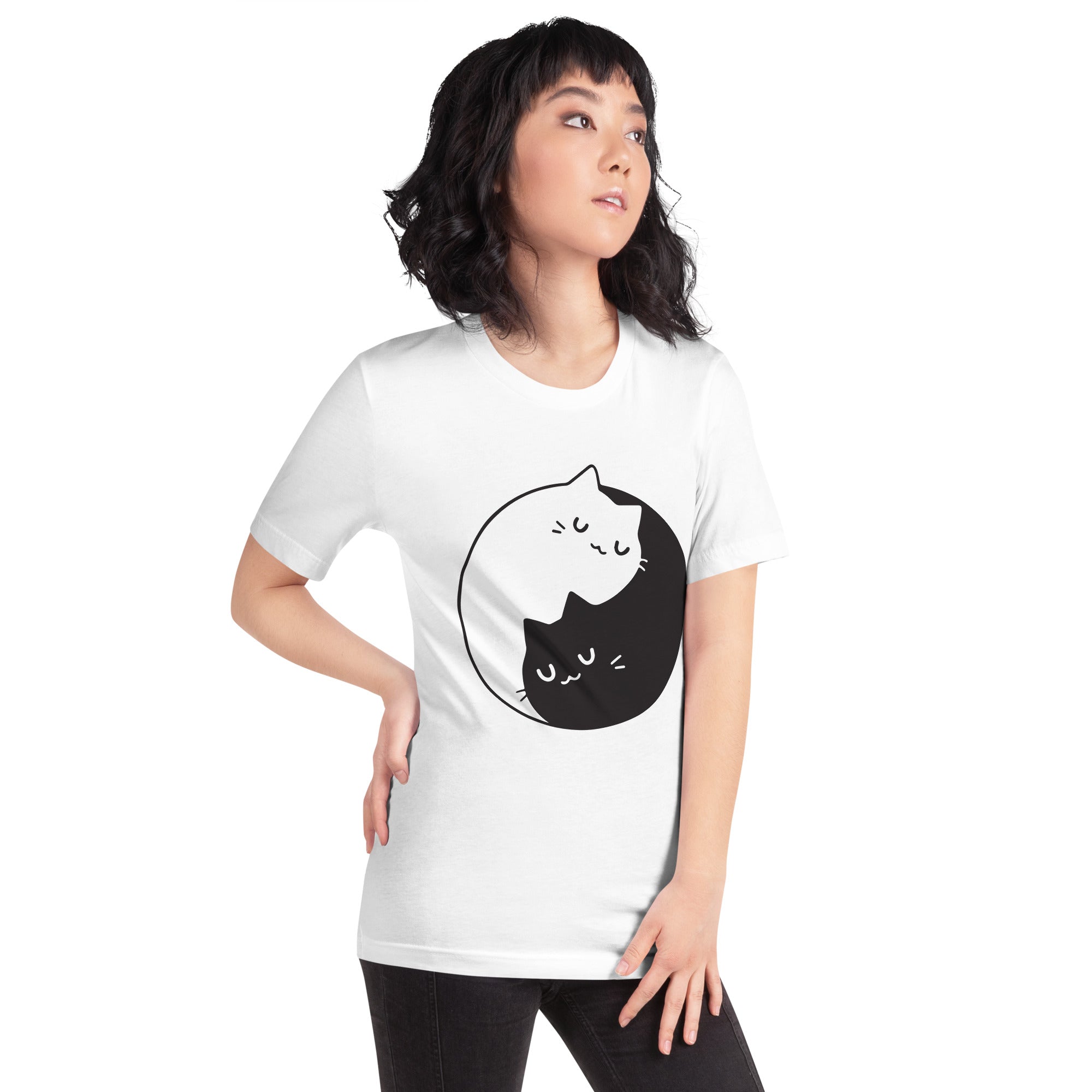 Kitty YingYang Unisex T-Shirt