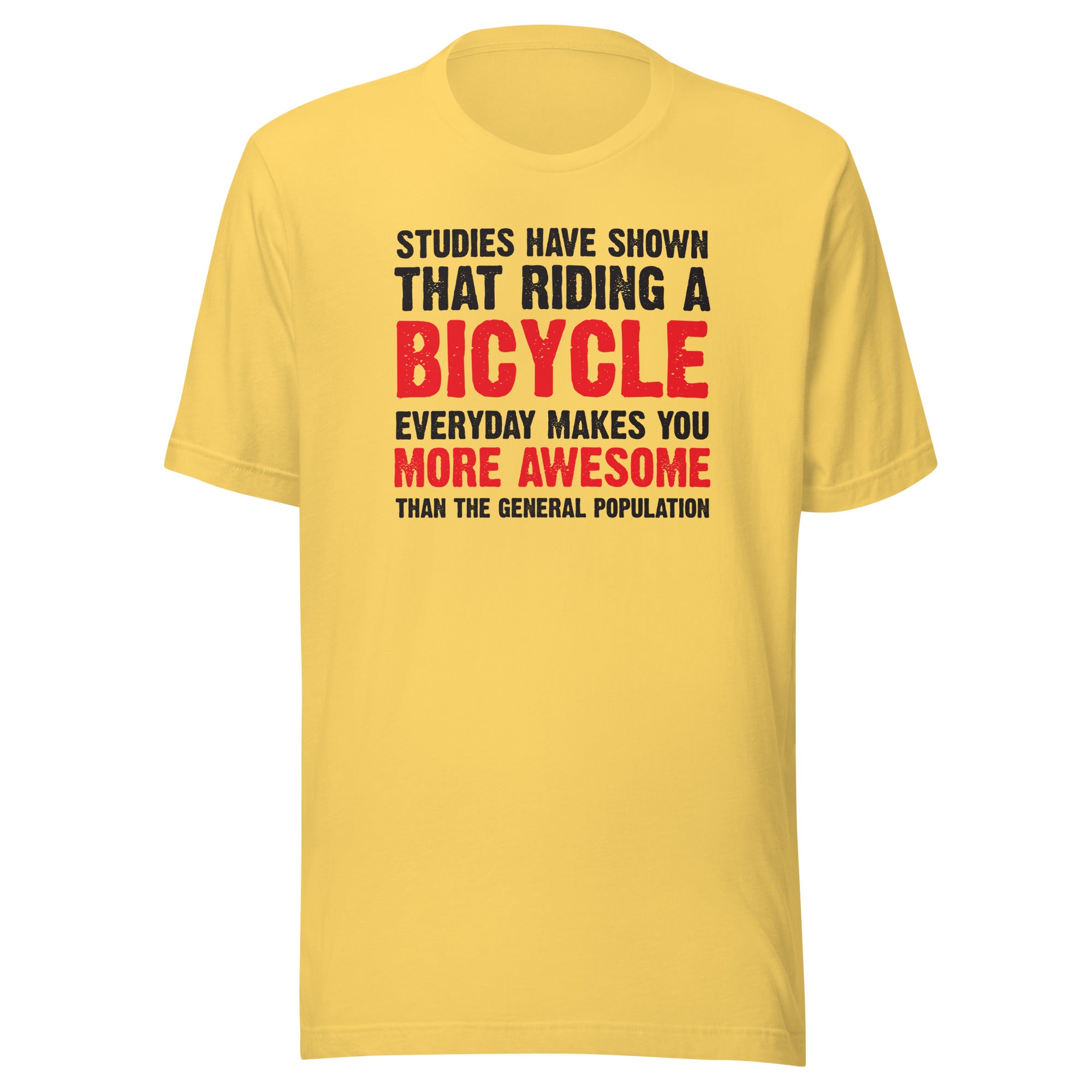 Riding a bycicle unisex t-shirt